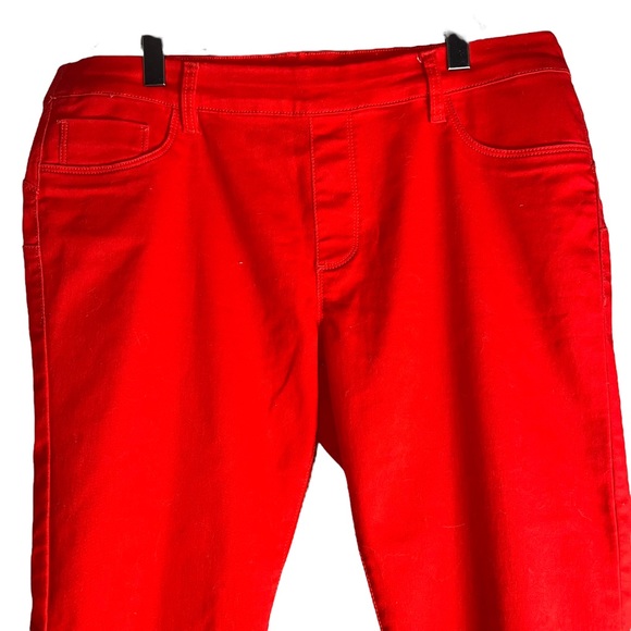NEW Suko Jeans Red Pull on Jeggings Jeans Women’s Plus Size 16 - Picture 3 of 4